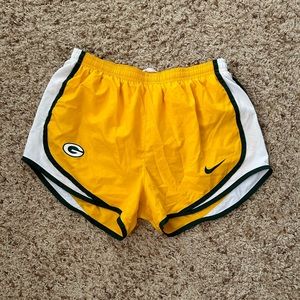 Green Bay Packers Nike running shorts